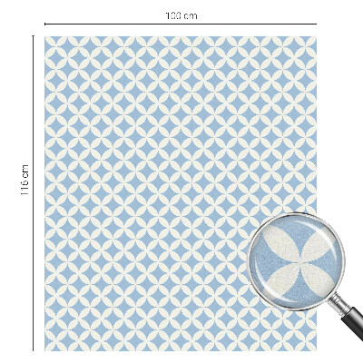 Decorative window film stained glass design Geometric elegance