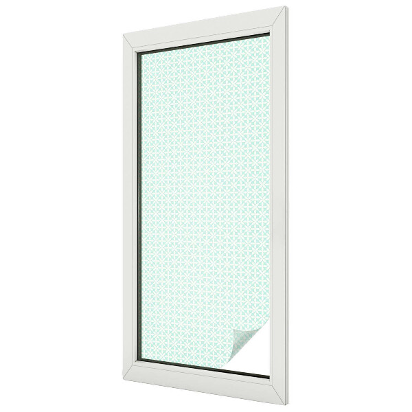 Patterned window film stained glass Floral symmetry