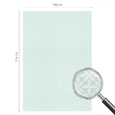 Patterned window film stained glass Floral symmetry