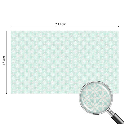 Patterned window film stained glass Floral symmetry