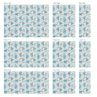 Coloured glass film for windows Geometric patterns