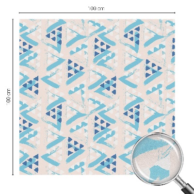 Coloured glass film for windows Geometric patterns