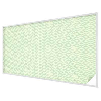 Patterned window film stained glass Green rhombuses