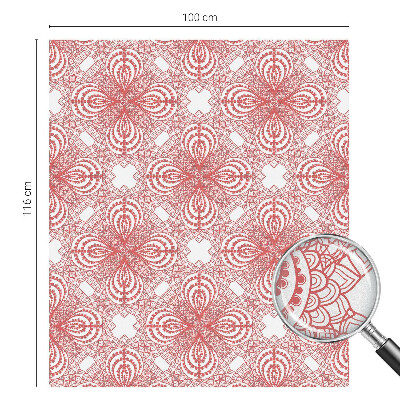 Frosted window film with stained glass pattern Lace patterns