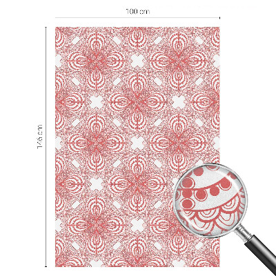 Frosted window film with stained glass pattern Lace patterns
