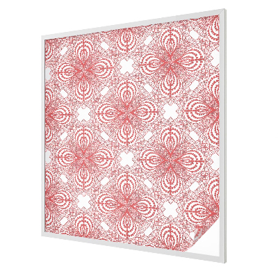 Frosted window film with stained glass pattern Lace patterns