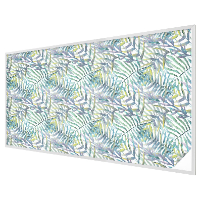 Coloured glass film for windows Tropical watercolor