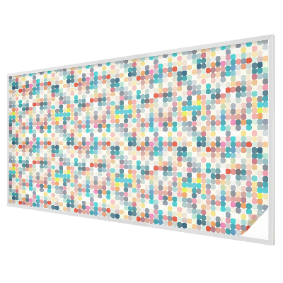 Coloured glass film for windows Colorful squares
