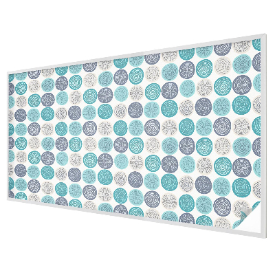 Privacy window film stained glass effect Geometric circles