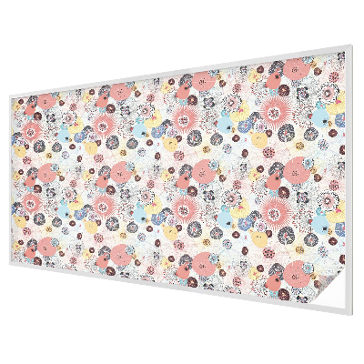 Patterned window film stained glass Colorful flower