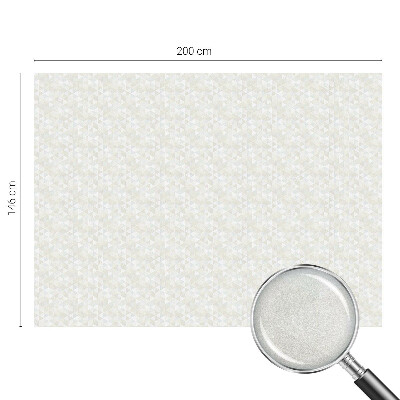 Frosted window film with stained glass pattern Geometric patterns