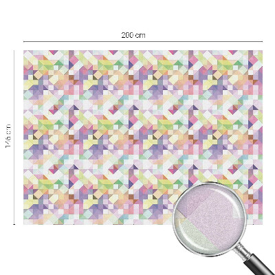 Decorative window film stained glass design Abstract mosaic