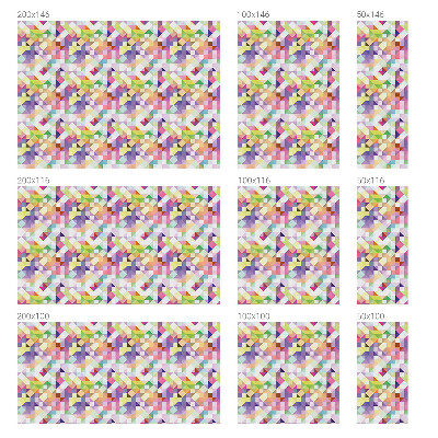 Decorative window film stained glass design Abstract mosaic