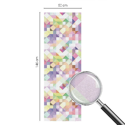 Decorative window film stained glass design Abstract mosaic