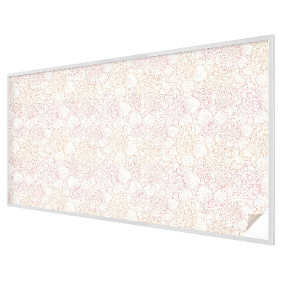 Coloured glass film for windows Floral elegance