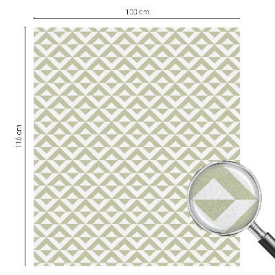 Privacy window film stained glass effect Geometric rhombuses