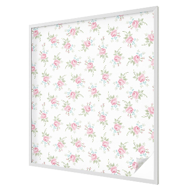 Decorative window film stained glass design Romantic roses