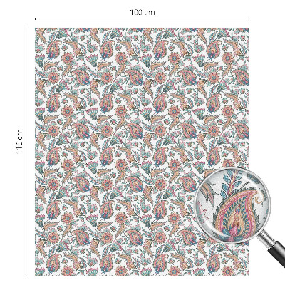 Patterned window film stained glass Floral elegance