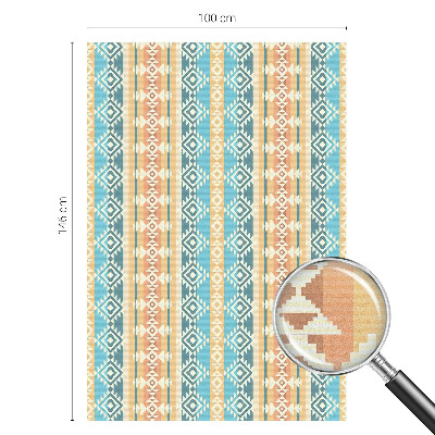 Coloured glass film for windows Geometric motifs