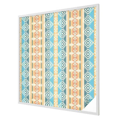 Coloured glass film for windows Geometric motifs