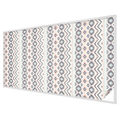 Privacy window film stained glass effect Pastel geometry