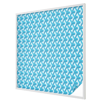 Patterned window film stained glass Geometric cubes