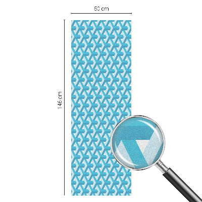 Patterned window film stained glass Geometric cubes