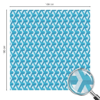 Patterned window film stained glass Geometric cubes