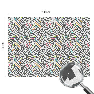 Decorative window film stained glass design Abstract geometry