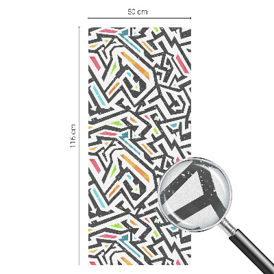 Decorative window film stained glass design Abstract geometry