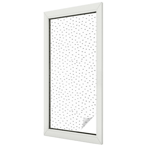 Coloured glass film for windows Geometric triangles