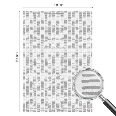 Frosted window film with stained glass pattern Minimalist lines