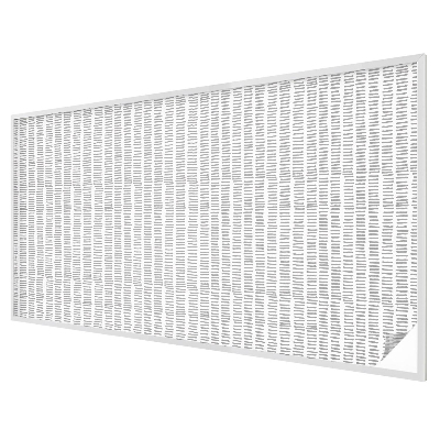 Frosted window film with stained glass pattern Minimalist lines