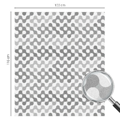 Coloured glass film for windows Wave geometry