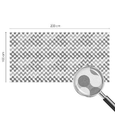 Coloured glass film for windows Wave geometry