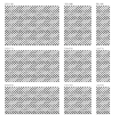 Coloured glass film for windows Wave geometry