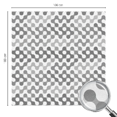 Coloured glass film for windows Wave geometry