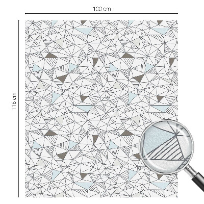 Patterned window film stained glass Abstract shapes