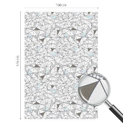 Patterned window film stained glass Abstract shapes