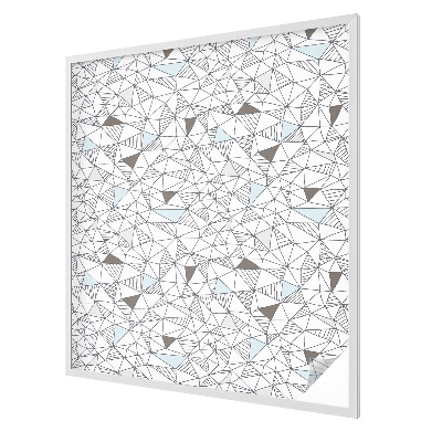 Patterned window film stained glass Abstract shapes