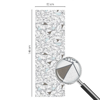 Patterned window film stained glass Abstract shapes