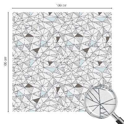 Patterned window film stained glass Abstract shapes
