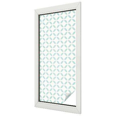 Privacy window film stained glass effect Abstract shapes