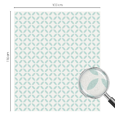 Privacy window film stained glass effect Abstract shapes