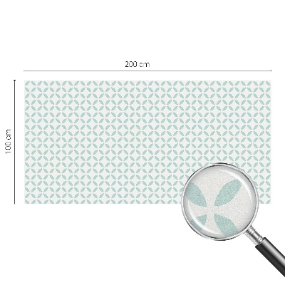 Privacy window film stained glass effect Abstract shapes