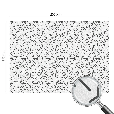 Decorative window film stained glass design Abstract zigzags