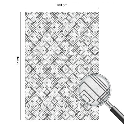 Patterned window film stained glass Rhombic harmony