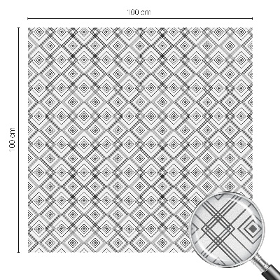 Patterned window film stained glass Rhombic harmony