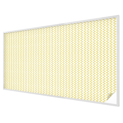 Coloured glass film for windows Yellow zigzags