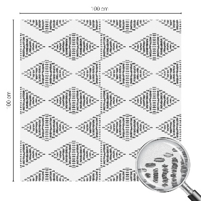 Patterned window film stained glass Geometric diamonds